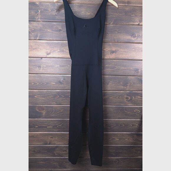 Jordan Pants - Nike Jordan Sport Flightweight Womens Black Jumpsuit Size Large Dri-FIT Athletic